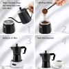 Electric Aluminum Stovetop Espresso Maker Espresso Cup Maker Italian Espresso